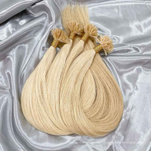 Doppel gezeichneter Nagel U Spitze 100% Jungfrau Peruaner 613 menschliches Haarverlängerungen nahtlose Haut roher Remy Haarerweiterung